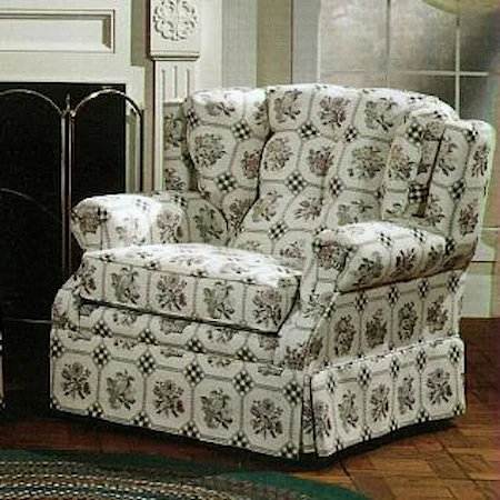 Country Style Upholstered Armchair